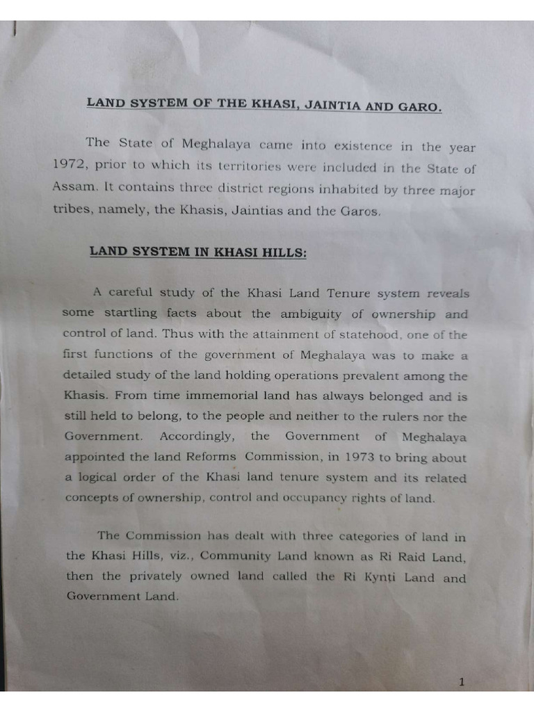 Land System | PDF