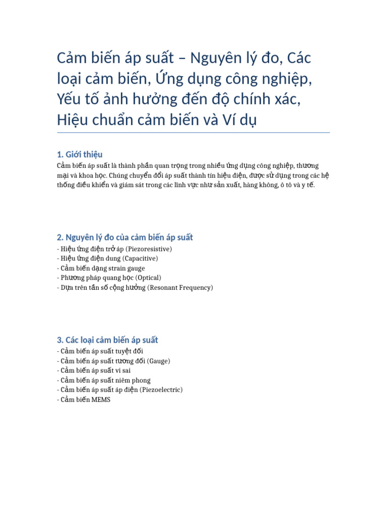 Cam Bien AP Suat | PDF