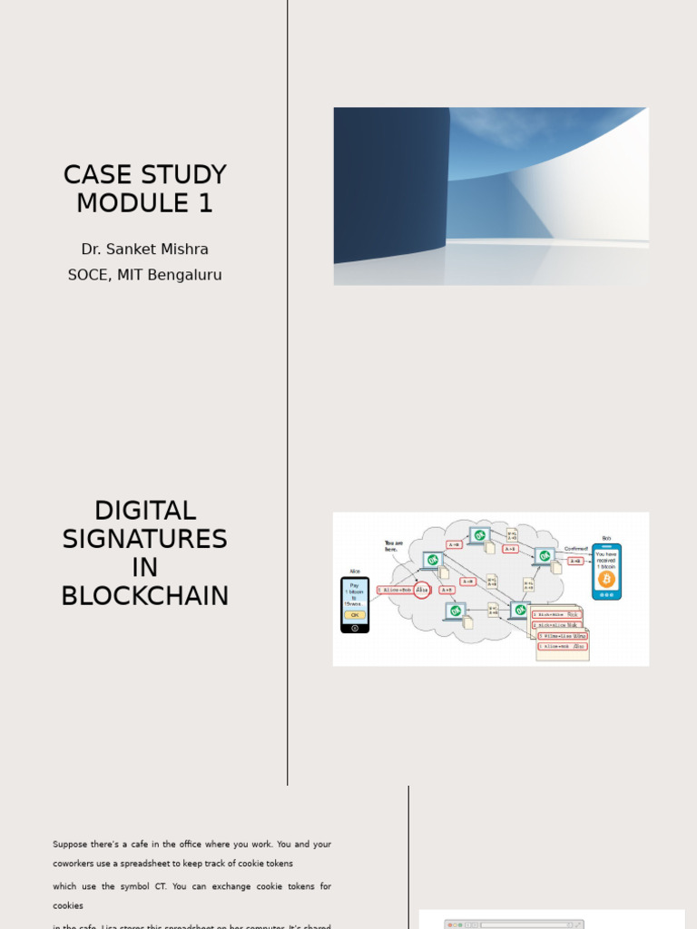 Digital Signatures in Blockchain Explained | PDF | Public Key ...