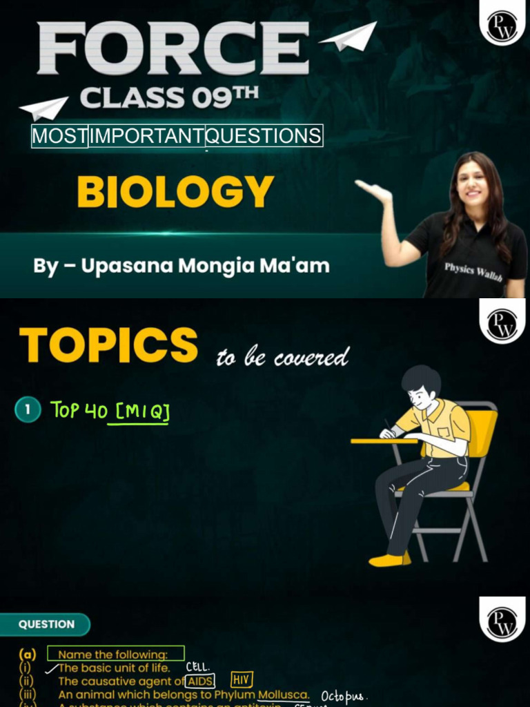 67a6096ad326e33979bfd2da - ## - Class 9th Biology (40 Most Important ...