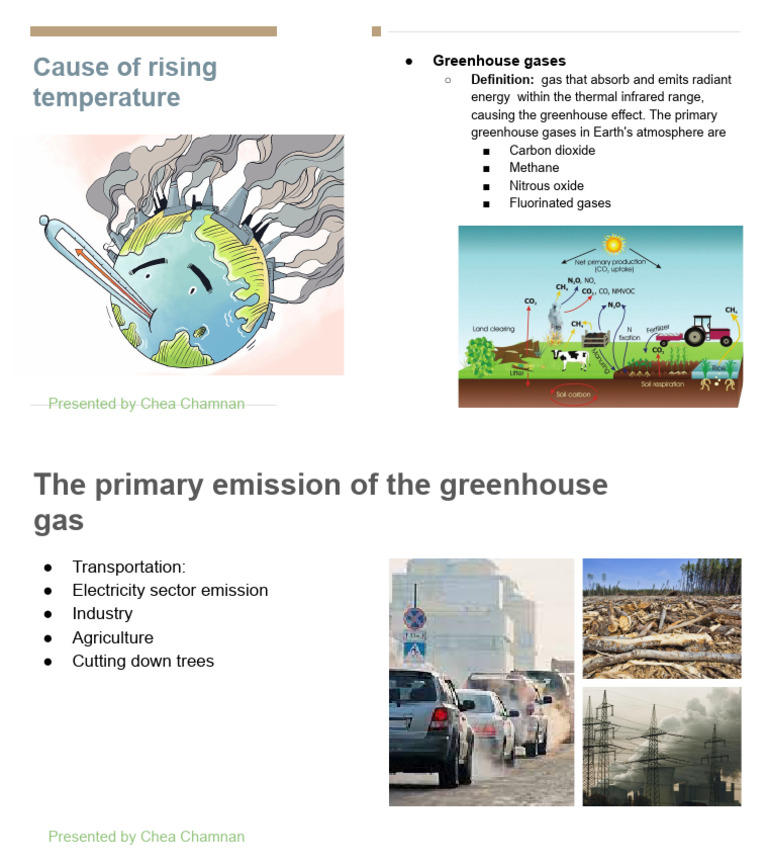 Causes of Rising Temperatures Explained | PDF