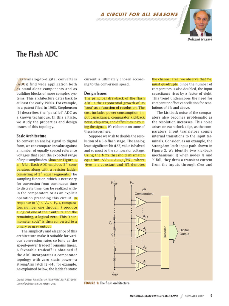 Flash ADC Design Challenges Explained | PDF | Analog To Digital ...