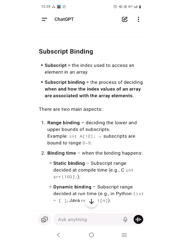 Array Types | PDF