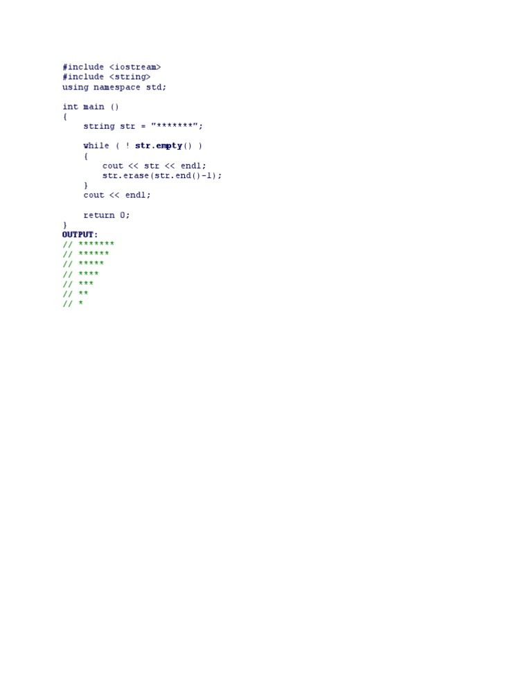 C++ String Erasure Example | PDF | Computers | Technology & Engineering