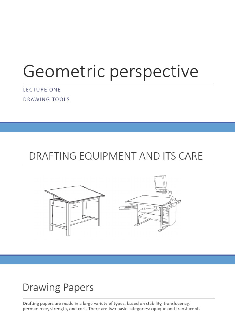 Geometric Perspective Drawing Tools | PDF