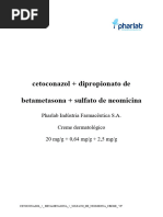 Bula do Conacort: Creme e Pomada | PDF | Dermatite | Gravidez