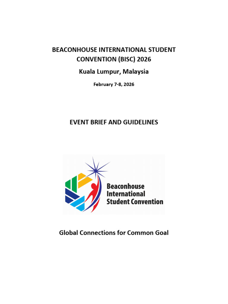 BISC 2026: Global Connections Event | PDF | Robot | Robotics