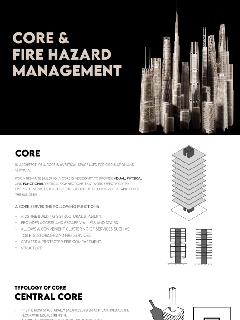 Core & Fire Safety (1806004,05,07,11,23) | PDF | Stairs | Elevator