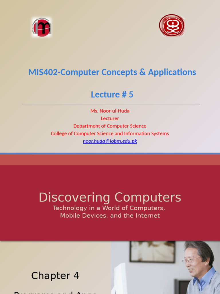 Understanding Programs and Apps | PDF | Computer File | Application ...