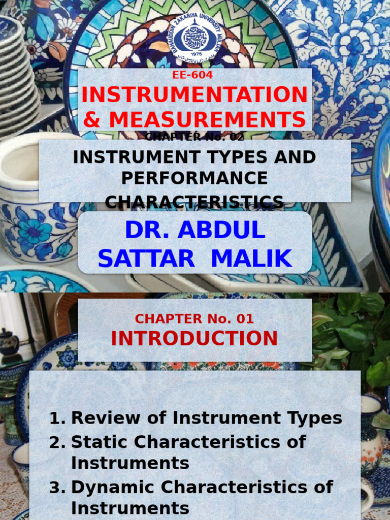 Instrument Types & Performance Overview | PDF | Accuracy And Precision ...