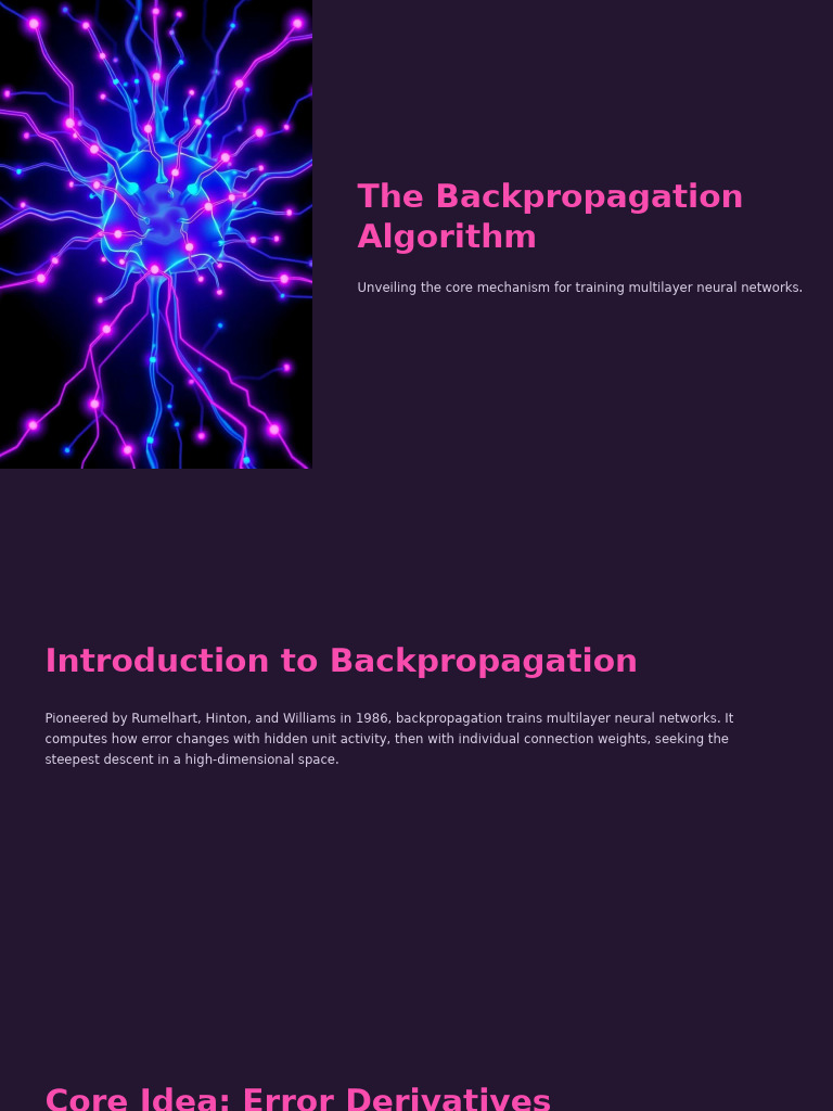 Backpropagation Algorithm Explained | PDF | Theoretical Computer ...