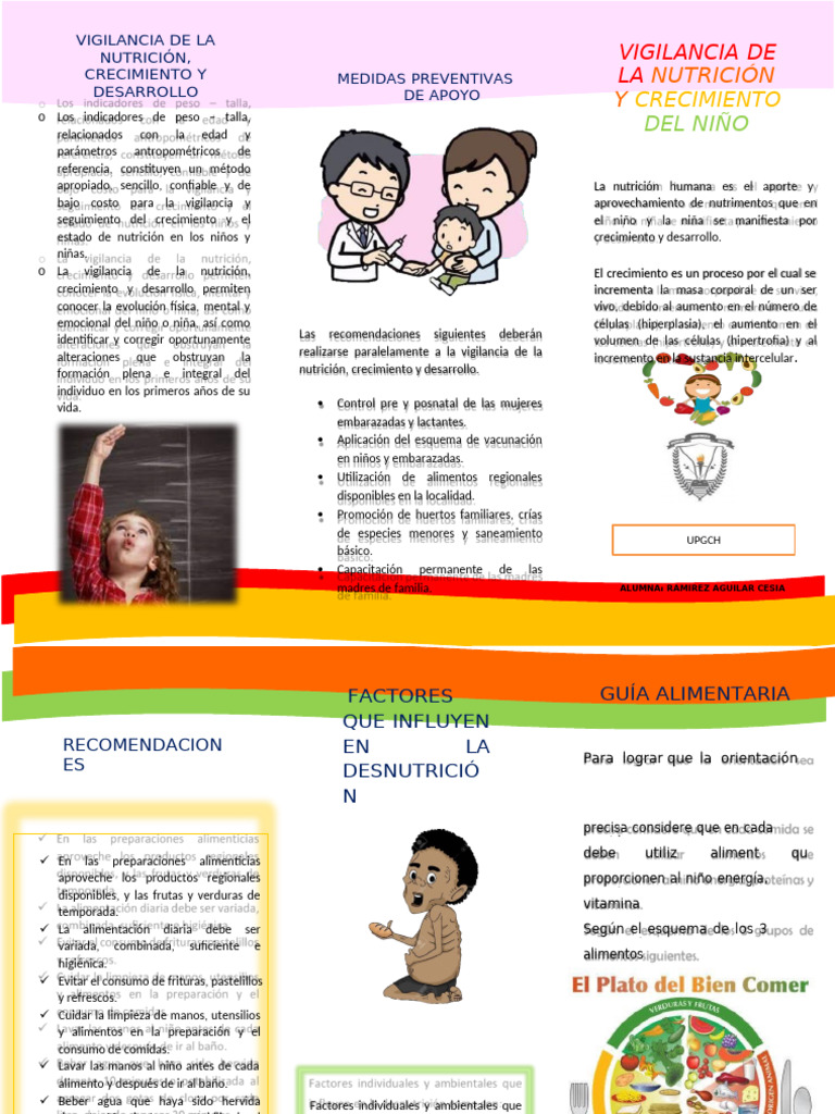 Vigilancia Nutricional en Niños | PDF | Alimentos | Nutrición
