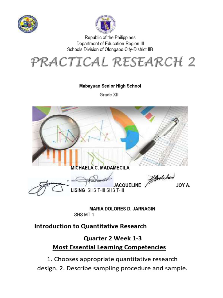 PR2 Q2Module1 ForStudents-1 | PDF | Sampling (Statistics) | Survey ...