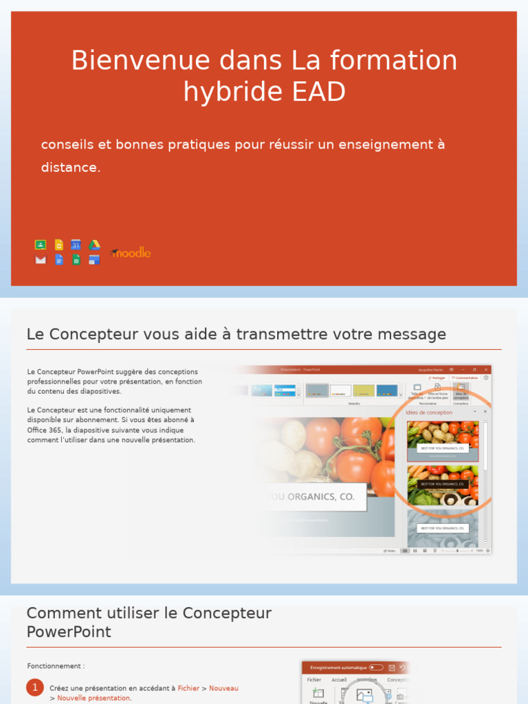 La formation hybride EAD | PDF | Microsoft Powerpoint | Microsoft Office