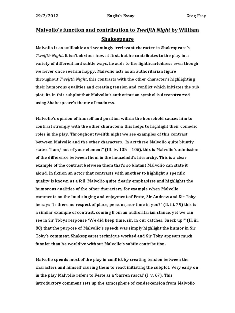 Night: Sample A+ Essay | SparkNotes