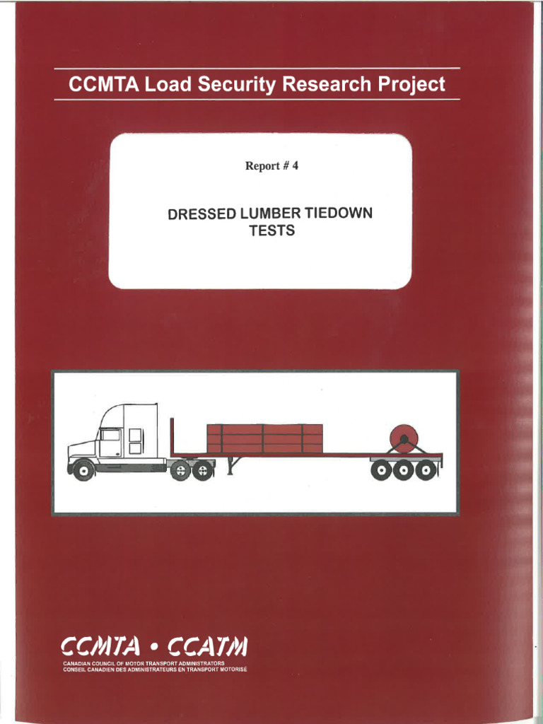 1997 CCMTA Load Securement Report 04 | PDF
