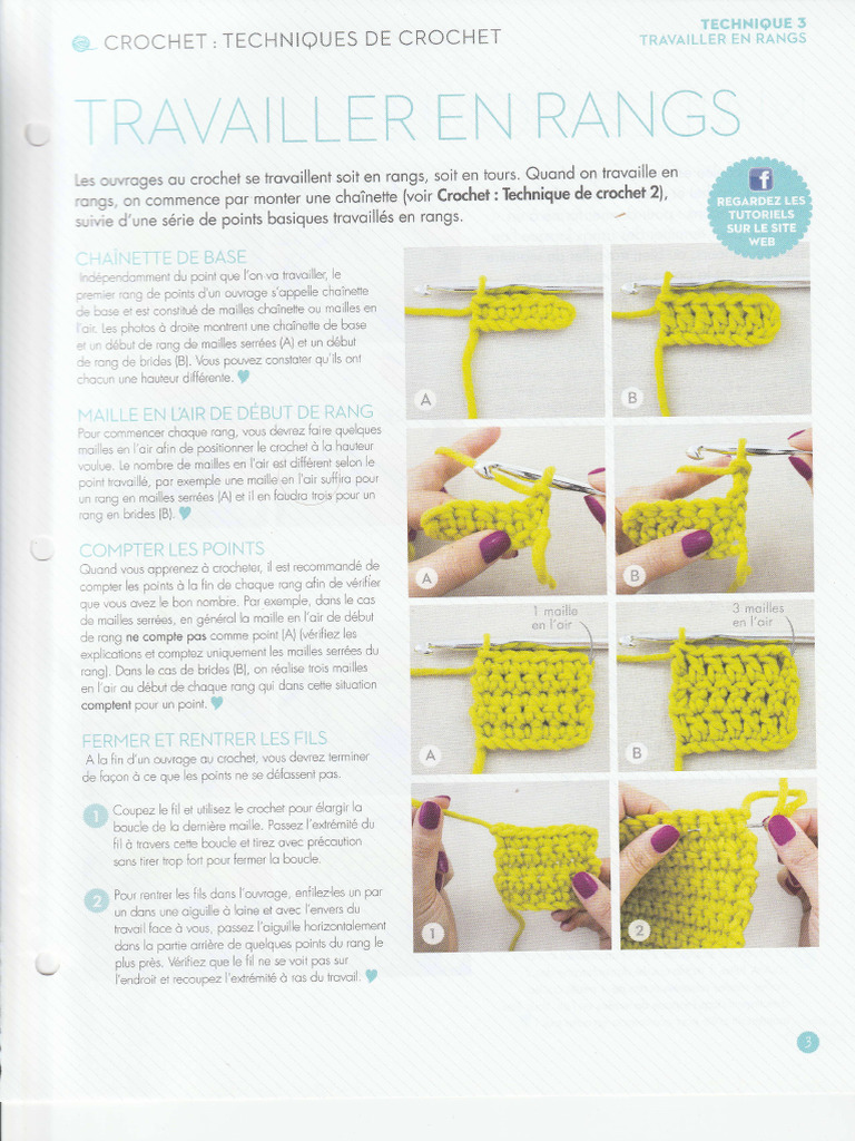 Techniques de Crochetage et Schémas | PDF