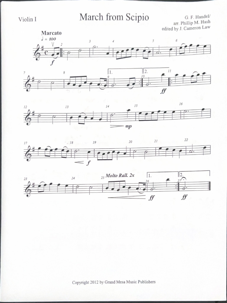 March From Scipio Pdf