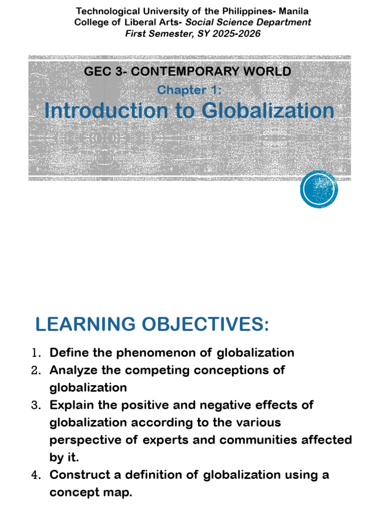 Understanding Globalization: Concepts & Effects | PDF | Globalization ...
