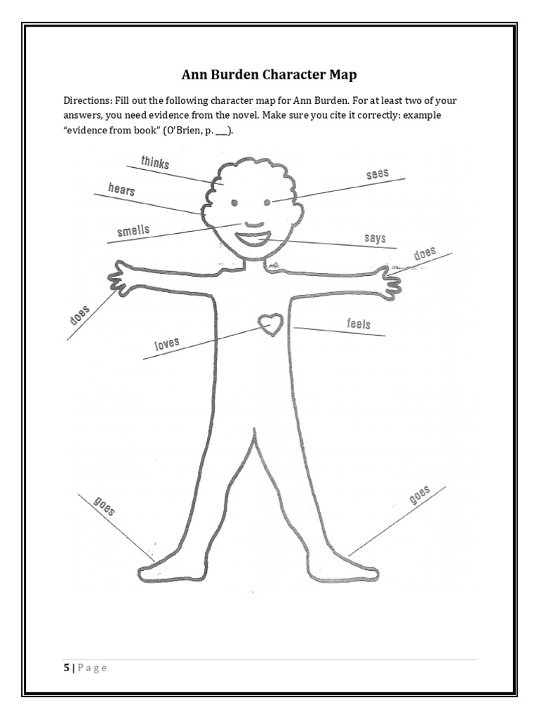 Character Maps for Ann Burden & Edward Loomis | PDF