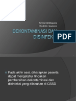 Dekontaminasi, Disinfeksi