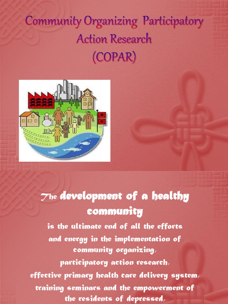 Community Organizing Participatory Action Research