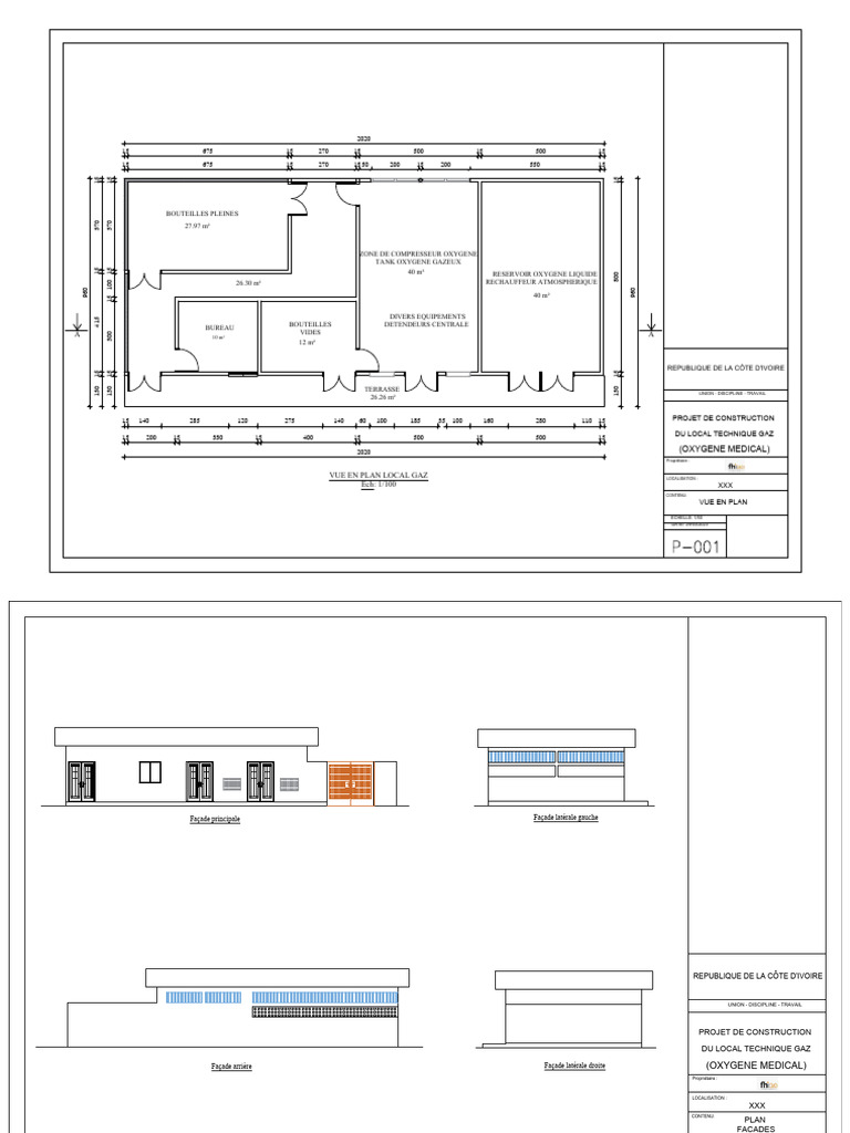 Plan de construction local technique gaz | PDF