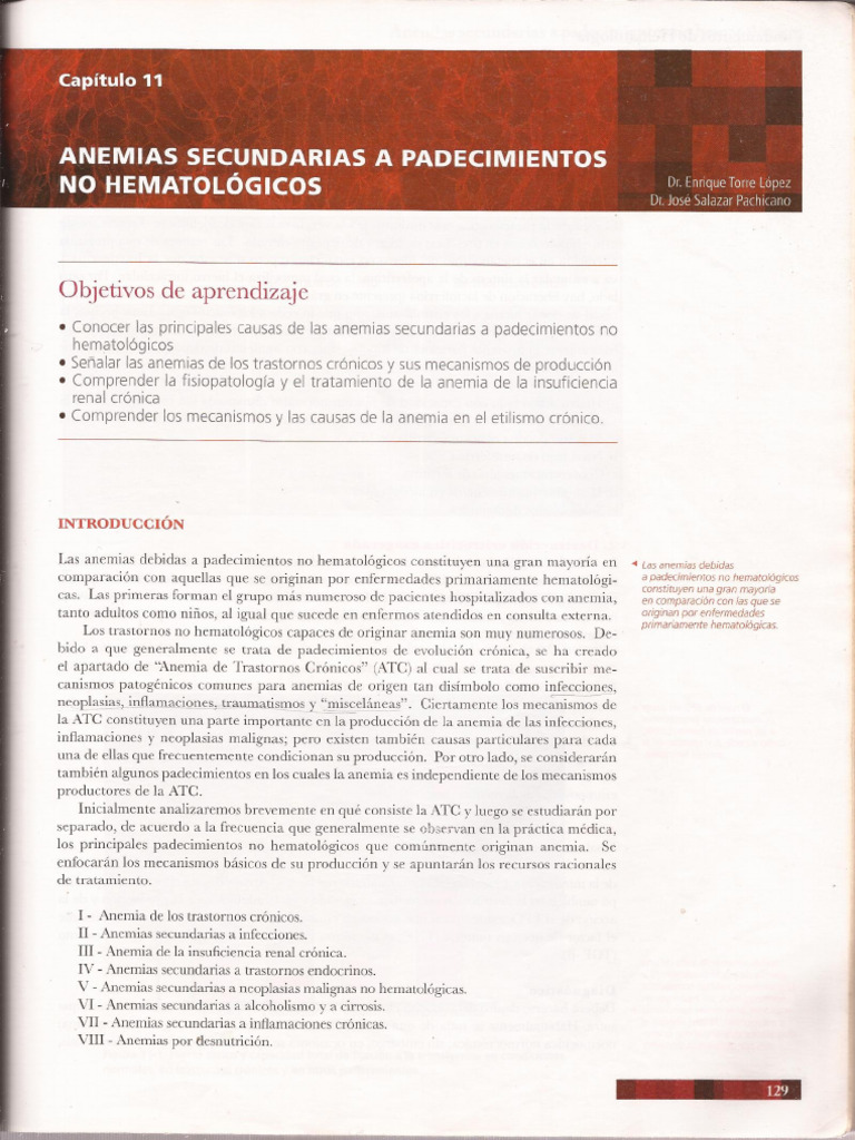 Fundamentos de Hematología - Cap 11 | PDF