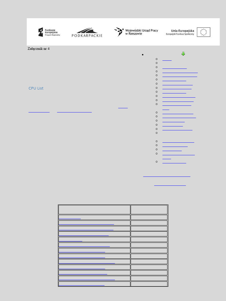 Comprehensive CPU Benchmarking Data | PDF | Central Processing Unit ...