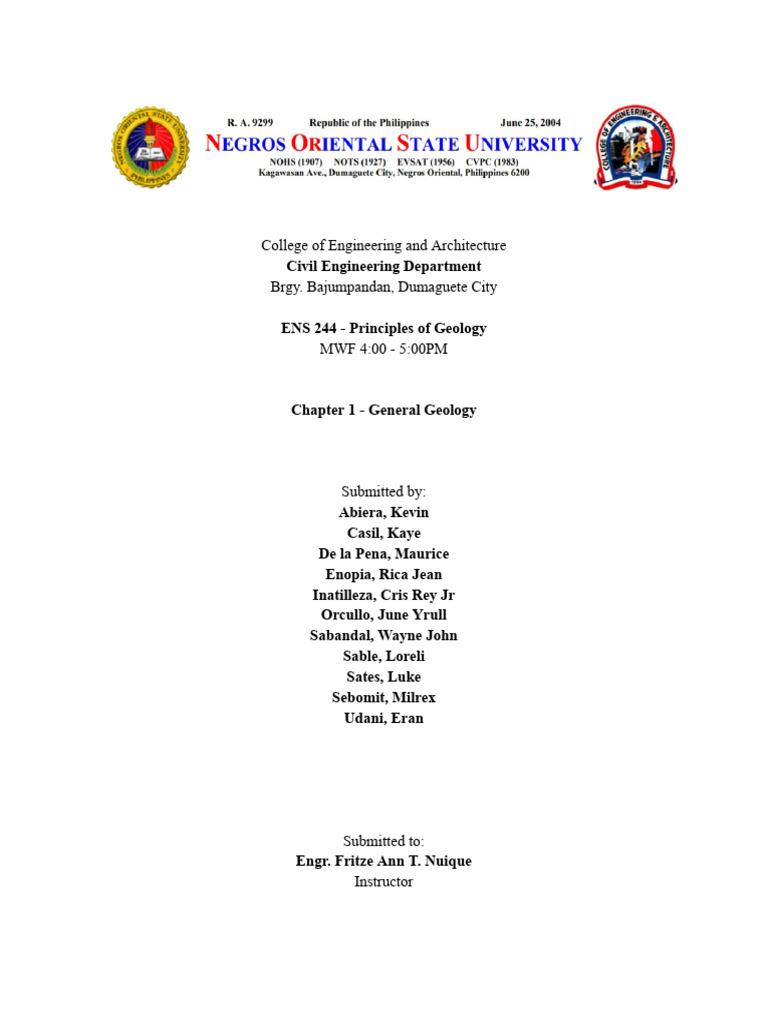Geology's Role in Civil Engineering | PDF | Plate Tectonics | Earth