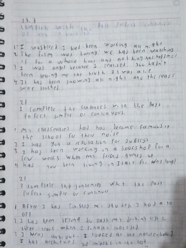 Past Perfect Simple and Continuous | PDF