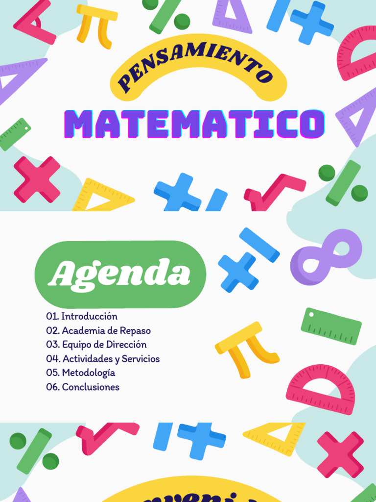 Copia de Presentación Diapositivas Academia de Matemáticas Ilustrado ...