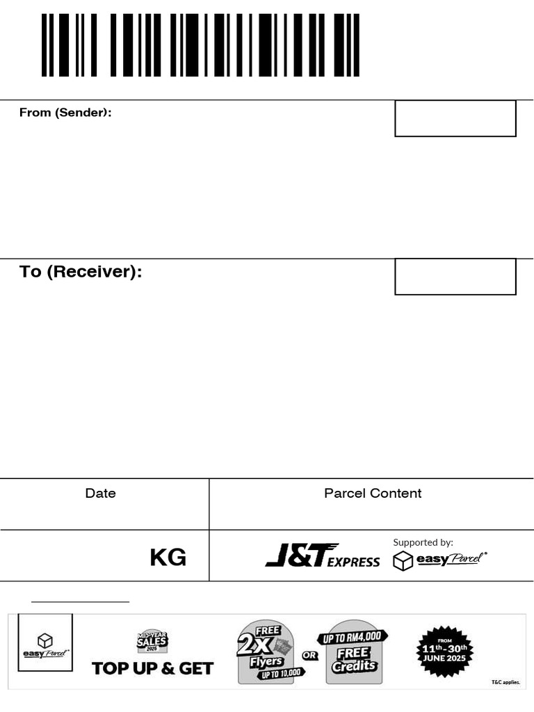 Easyparcel 631831832484 | PDF