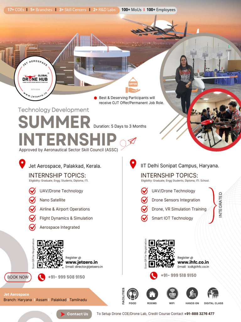 Summer Internship in UAV Technology | PDF | Unmanned Aerial Vehicle ...