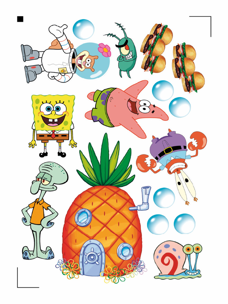 Bob Esponja Topper | PDF