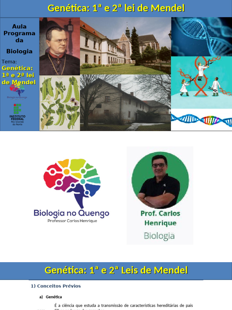 9 Ano - Leis de Mendel (1) | PDF | Dominância (genética) | Genótipo