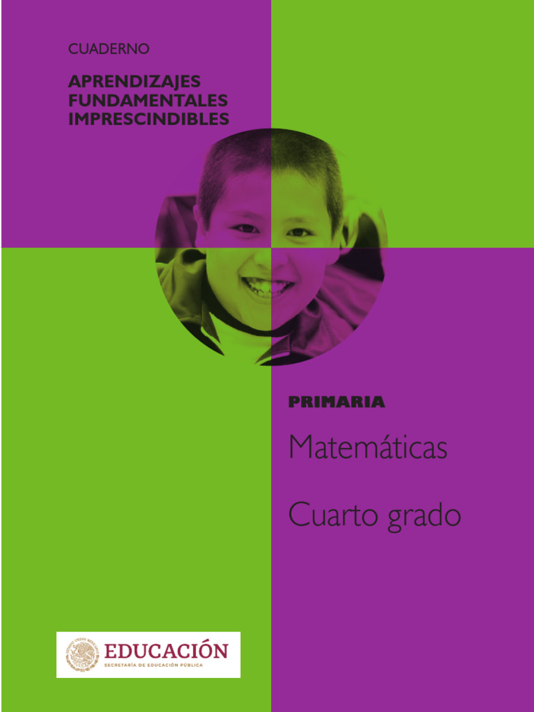 Cuaderno de Matemáticas 4° Grado | PDF | Multiplicación | Educación ...