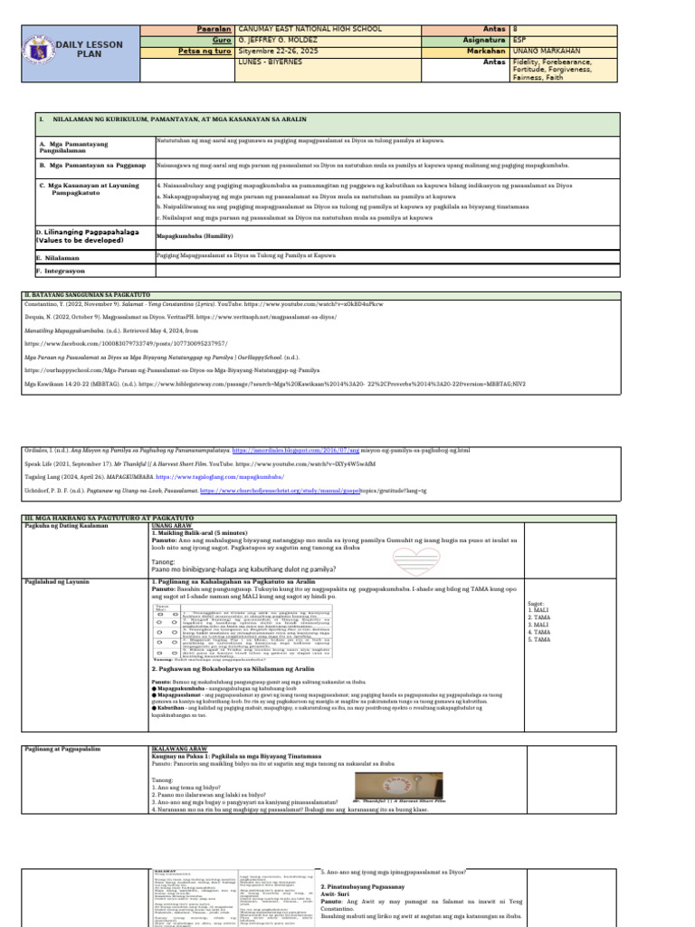 WEEK 4 Day 1-5 Q2 - SY 2025-2026 | PDF