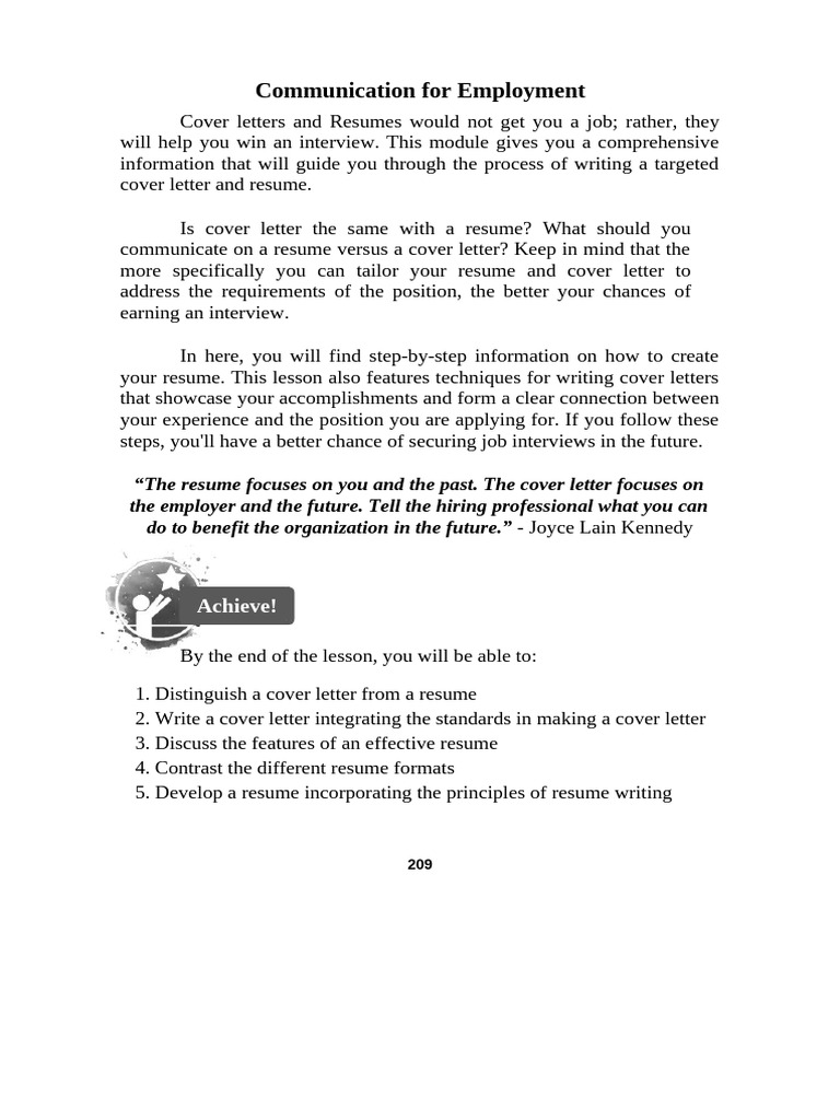 Cover Letter and Resume Writing Guide | PDF | Résumé | Recruitment