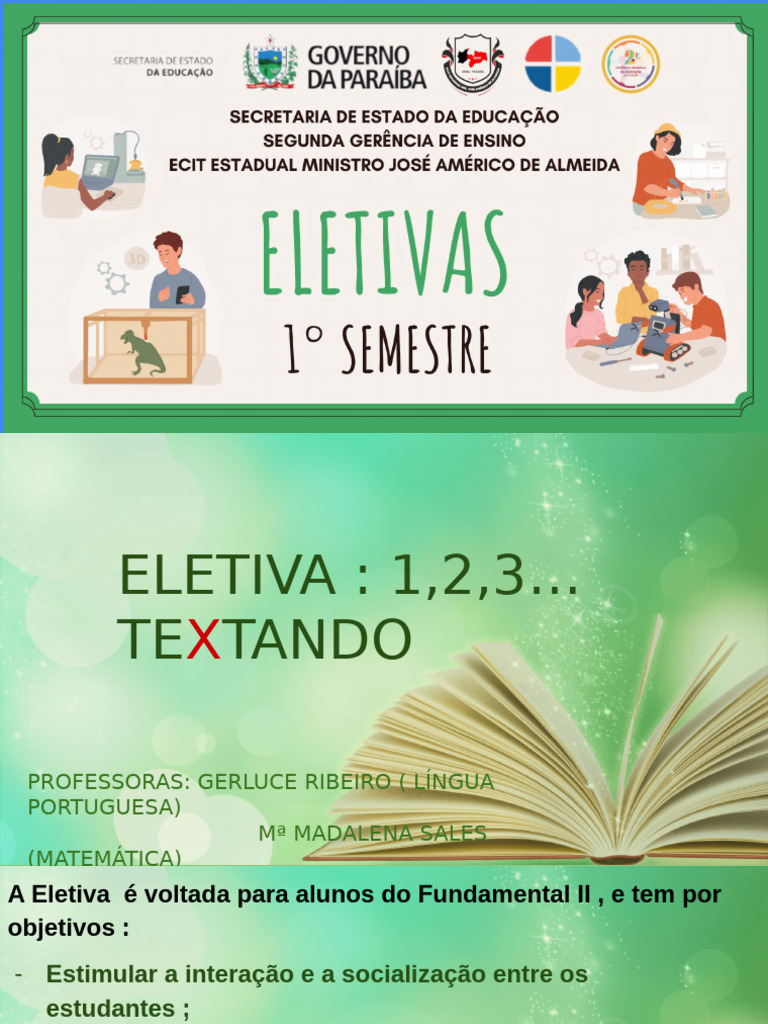 Feirão Das Eletivas - Ensino Fundamental | PDF | Urbanismo