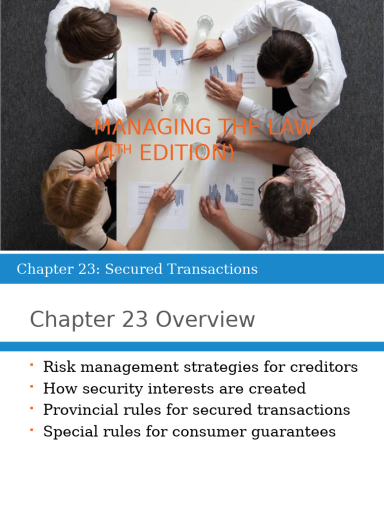 Secured Transactions Overview Guide | PDF | Security Interest | Guarantee