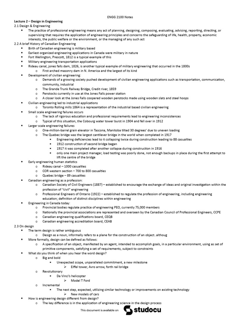 Canadian Engineering Design Overview | PDF | Intellectual Property ...