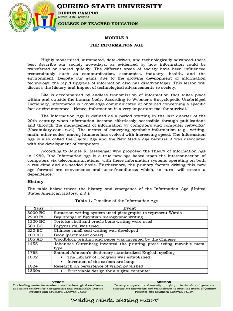 Understanding the Information Age | PDF | Desktop Computer | Personal ...