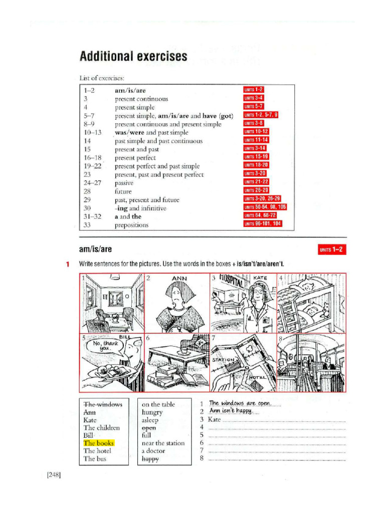 Review Exercise 1 - Partially Corrected | PDF