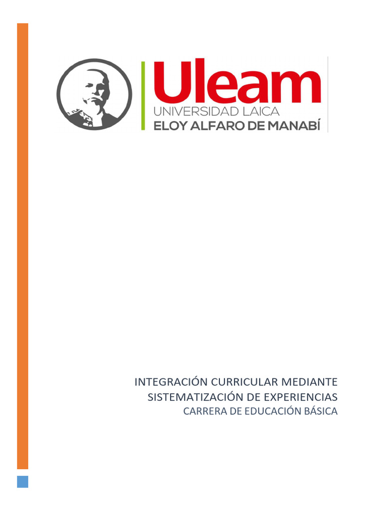 Integración Curricular en Educación Básica | PDF | Plan de estudios ...