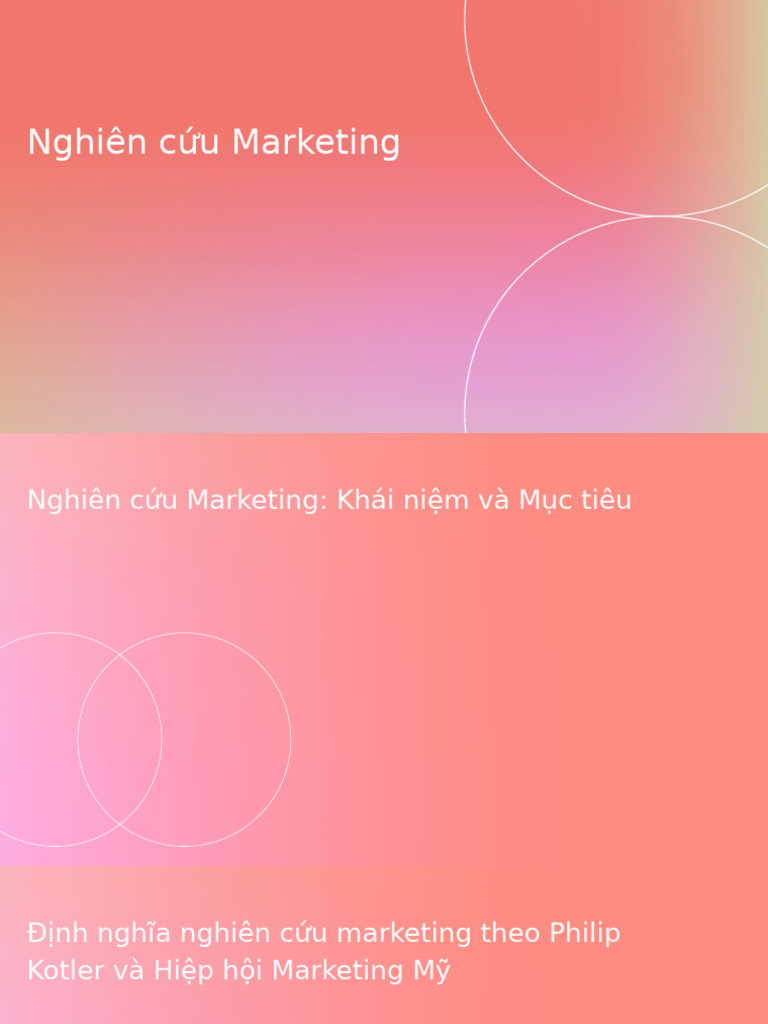 Nghiên C U Marketing | PDF