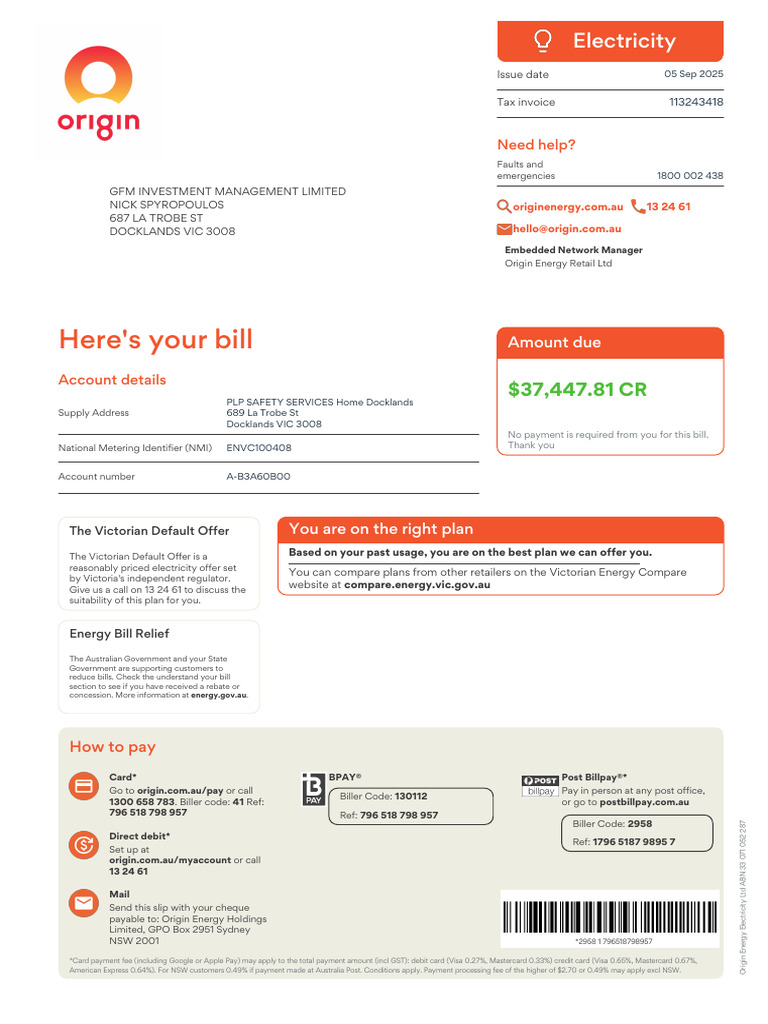 Origin Payment Plan Overview | PDF | Payments | Credit Card