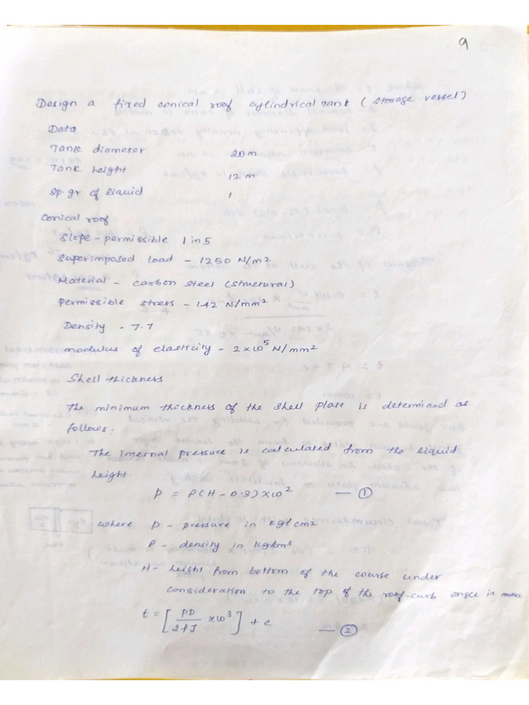 Storage Tank | PDF