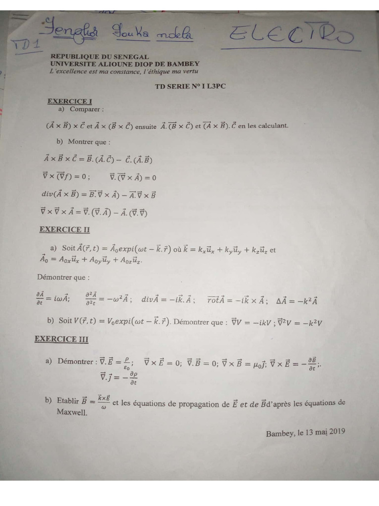 TD Électro 8 | PDF