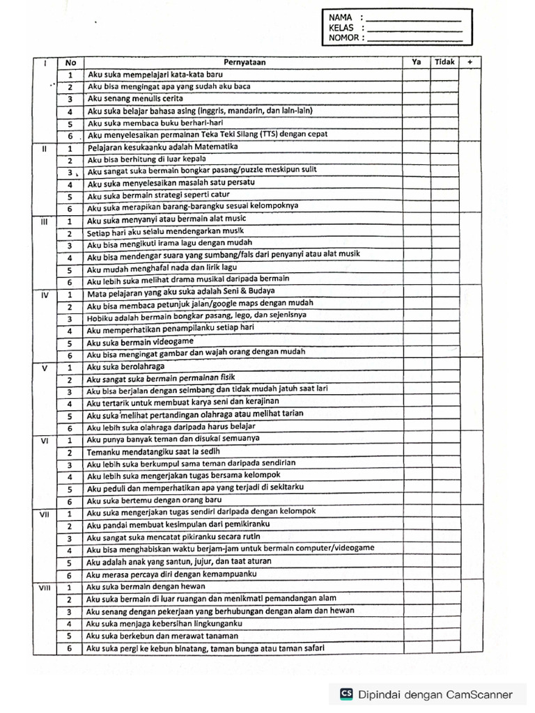 Multiple Intelligence | PDF